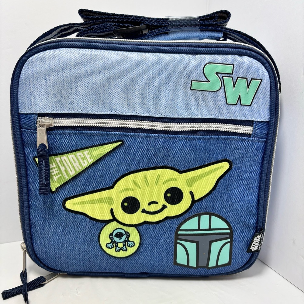Disney Star Wars Mandalorian Grogu Baby Yoda The Child Lunch Box Soft Tote NEW